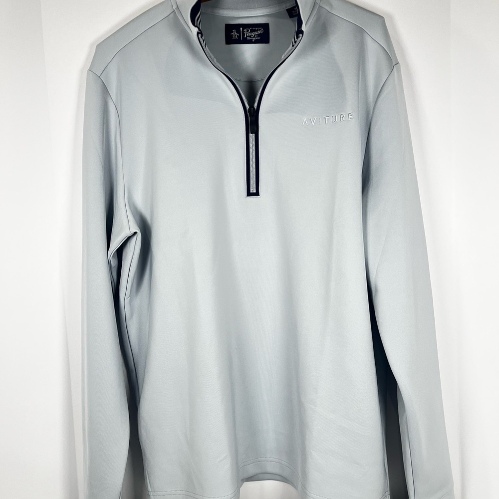 Original Penguin Pearl Blue Zip-Up Jacket